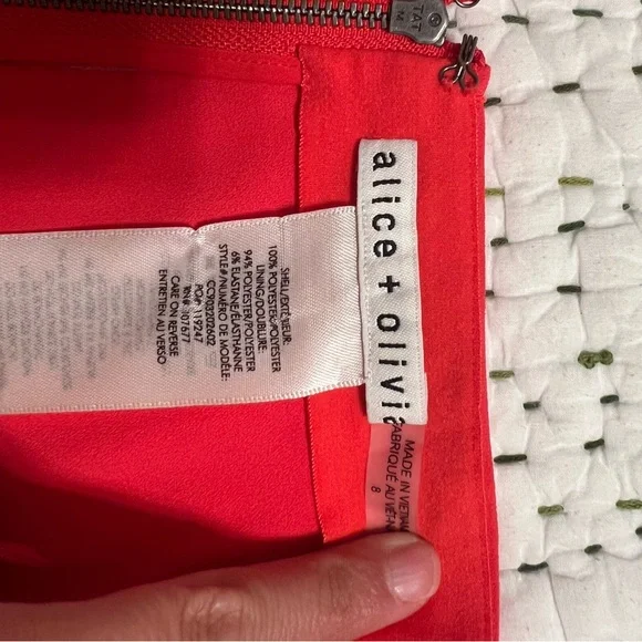 Alice + Olivia Red Women's Shorts